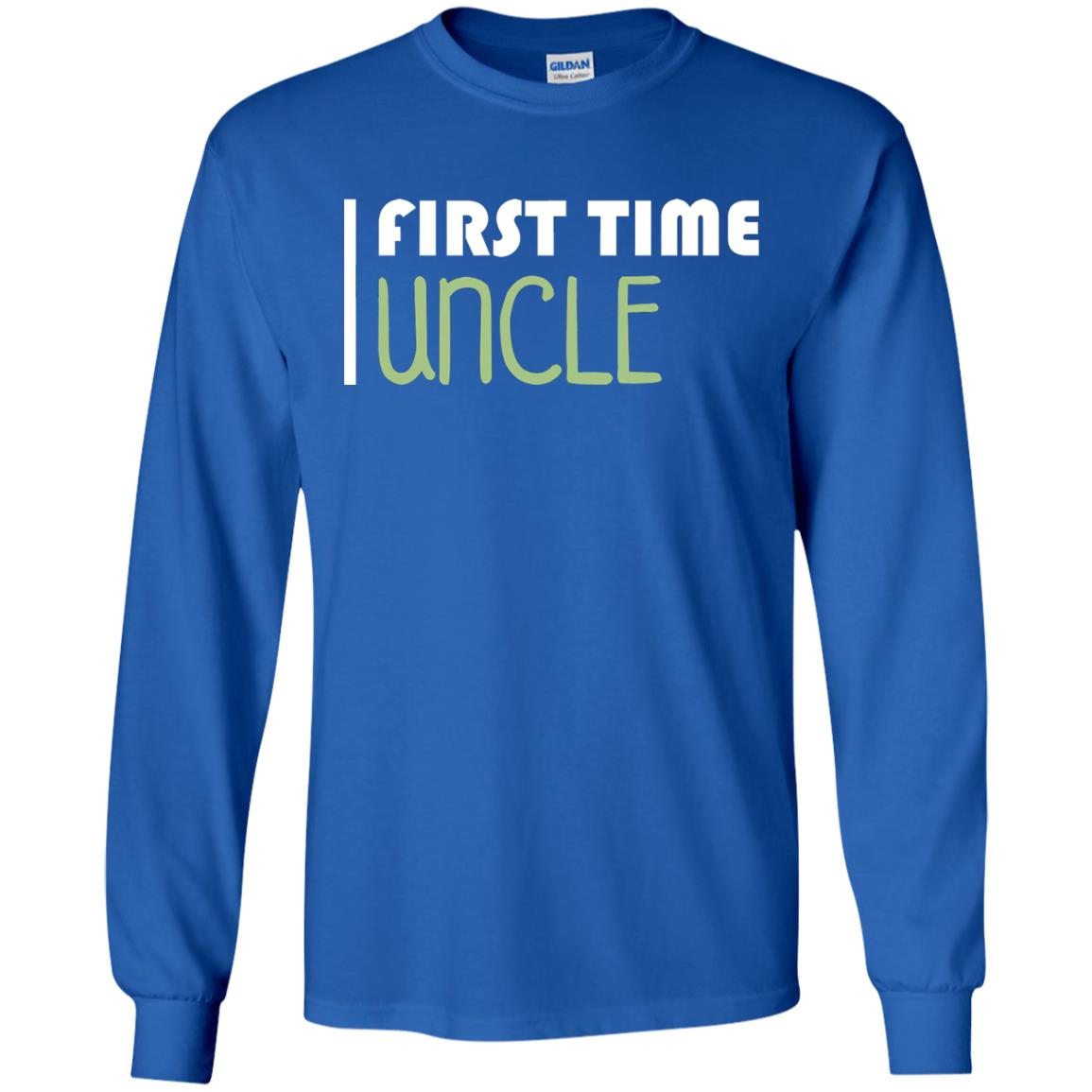 First Time Uncle New Uncle Shirt Royal