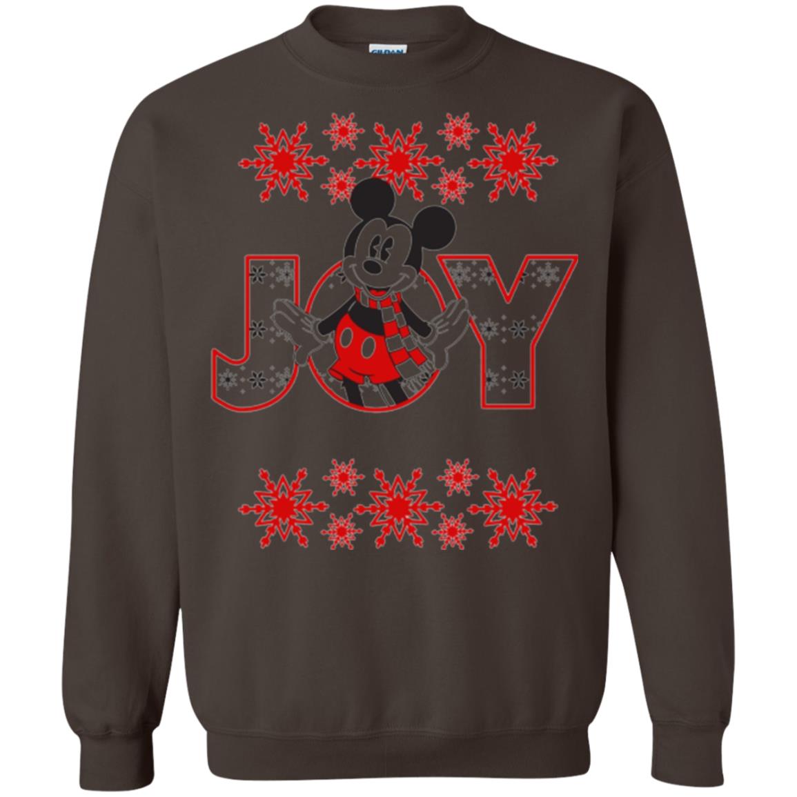 Christmas T-shirt Disney Mickey Mouse Joy Dark Chocolate