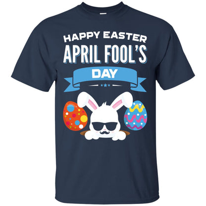 Happy Easter April Fools Day Easter 2018 Shirt Navy