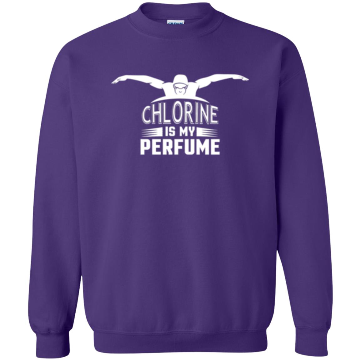 Swimmer T-shirt Chloring Is My Perfume T-shirt Purple