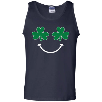 Saint Patrick's Day T-shirt Smiling Shamrocks Navy