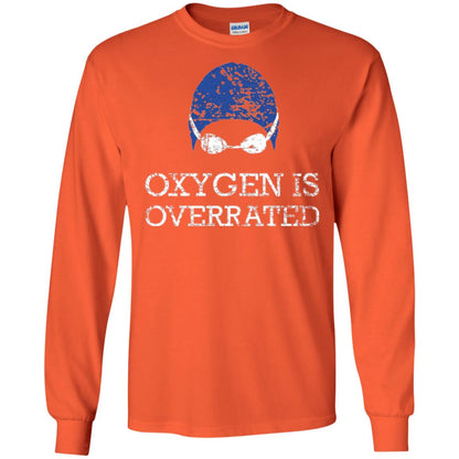Swimming Lovers T-shirt Oxygen Is Overrated Orange