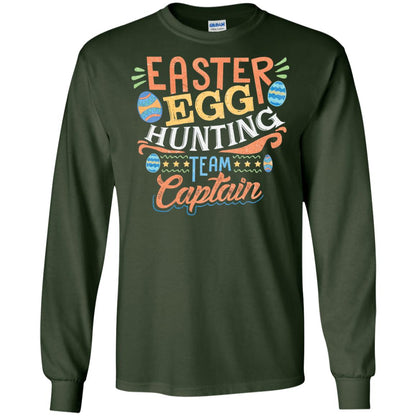 Easter Egg Hunting Team Captain Paschasunday Easter T-shirt Forest Green