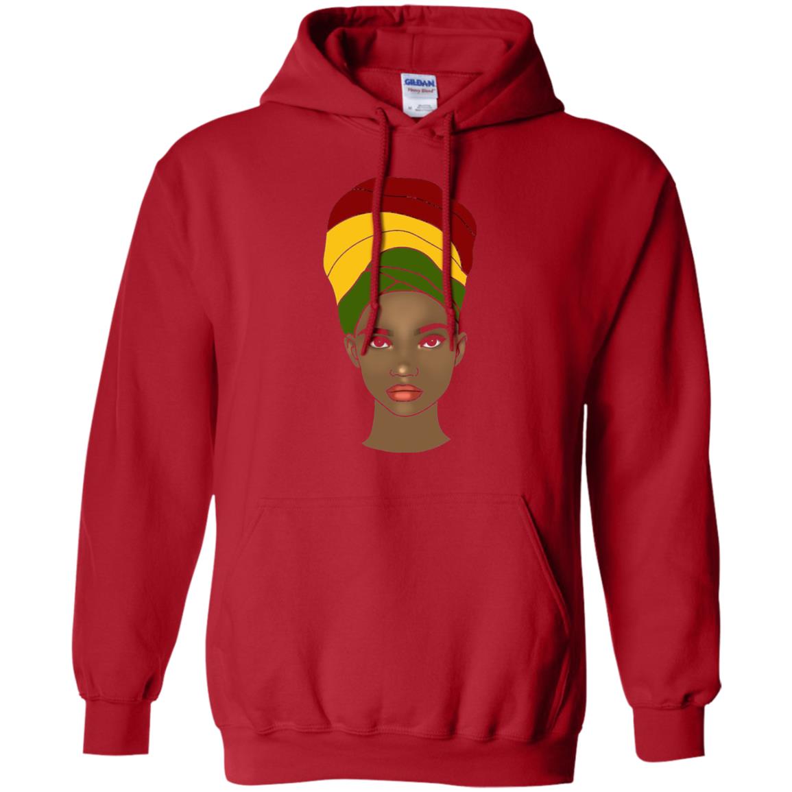 Melanin Rocks African Queen Melanin T-shirt Red