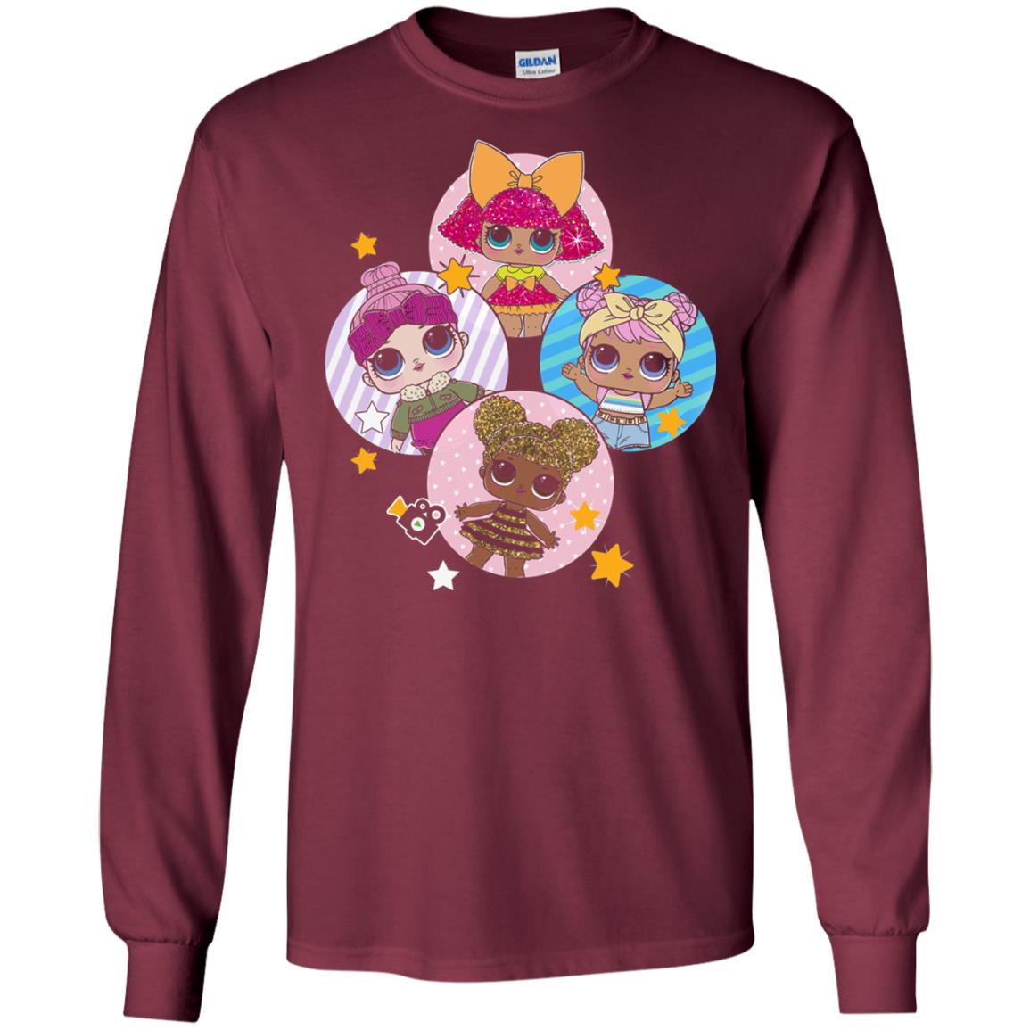 Dolls Lol Birthday #squadgoals Doll Lover T-shirt Maroon