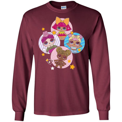 Dolls Lol Birthday #squadgoals Doll Lover T-shirt Maroon