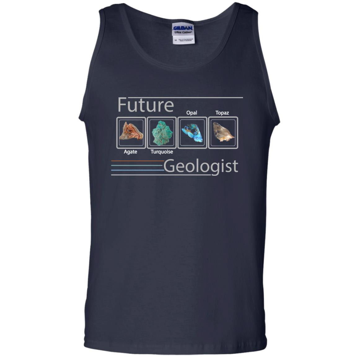 Future Geologist T-shirt Color Rocks Navy