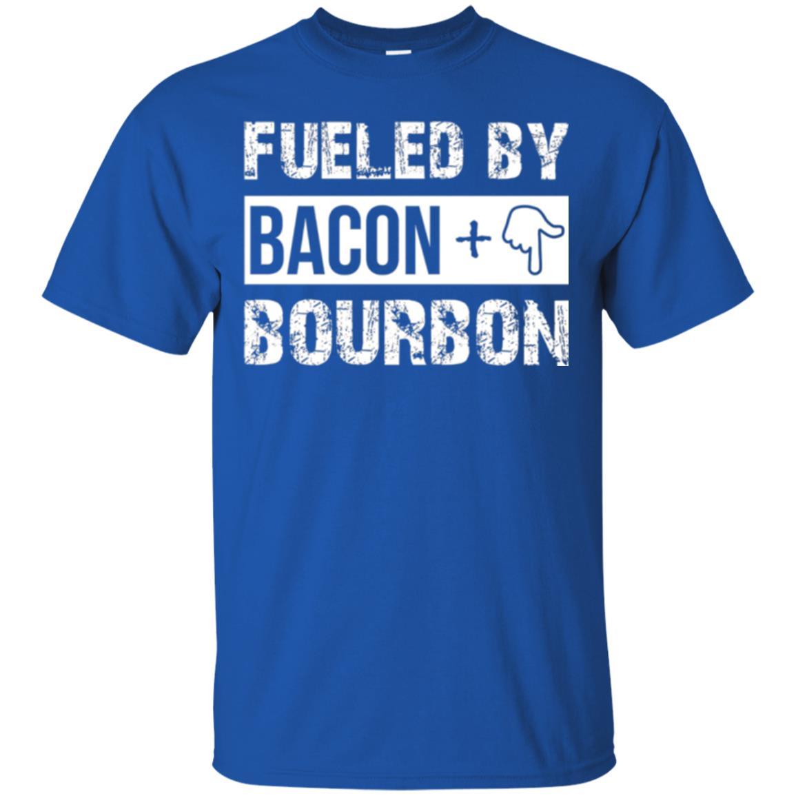 Whisky T-shirt Fueled By Bacon And Bourbon Royal