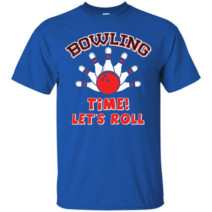 Bowling Lover T-shirt Time Let’s Roll Royal