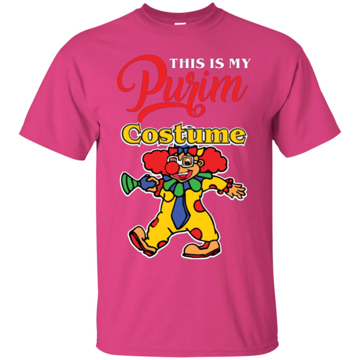 Purim Day T-shirt This Is My Purim Costume Heliconia