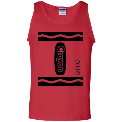 Blue Crayon Halloween Couple Friend Group Costume T-shirt Red