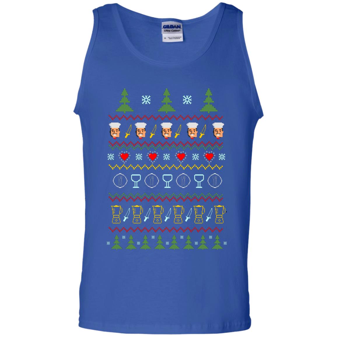 Chef Christmas X-mas Gift Shirt For Cooking Lovers Royal