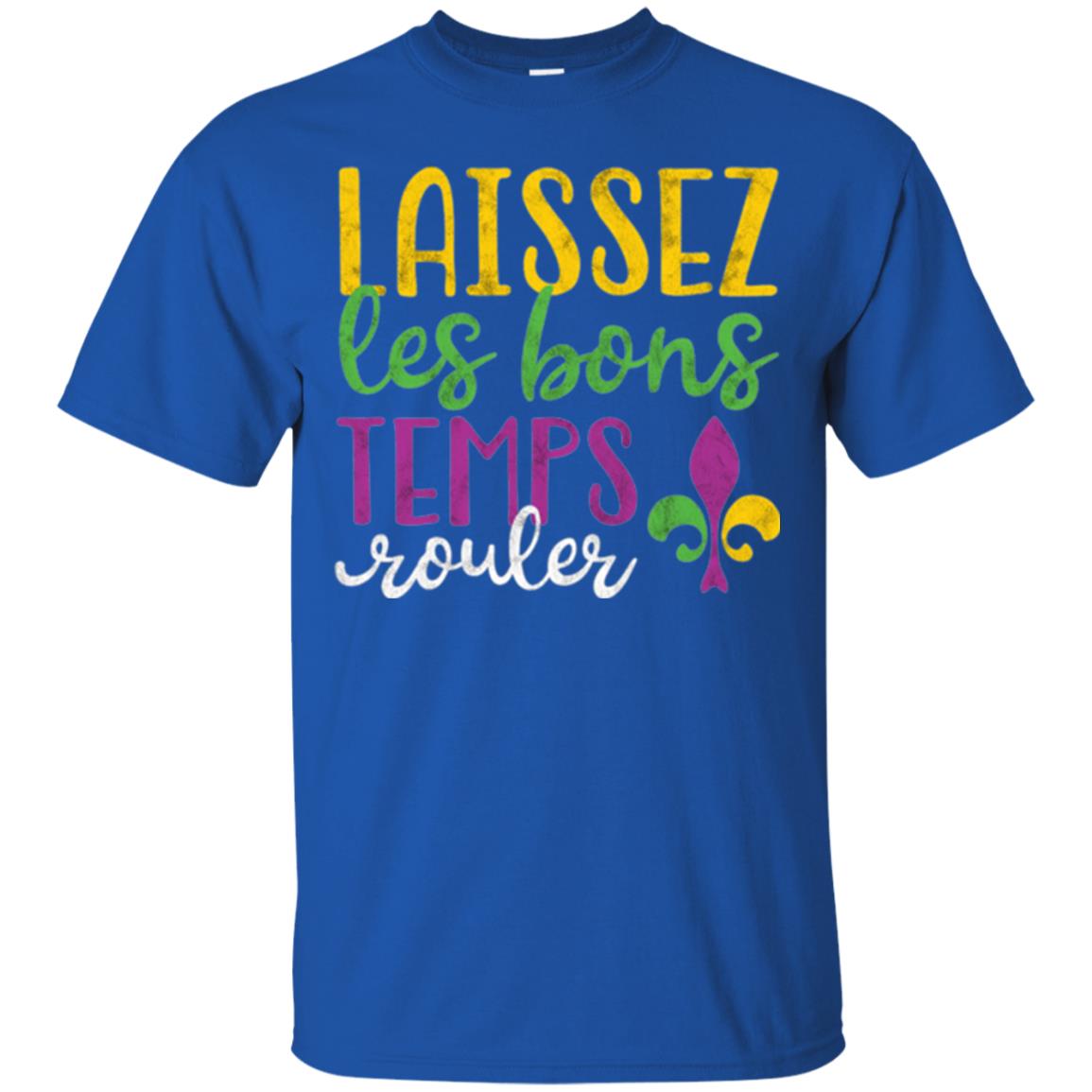 Mardi Gras T-shirt Laissez Les Bons Temps Rouler Royal