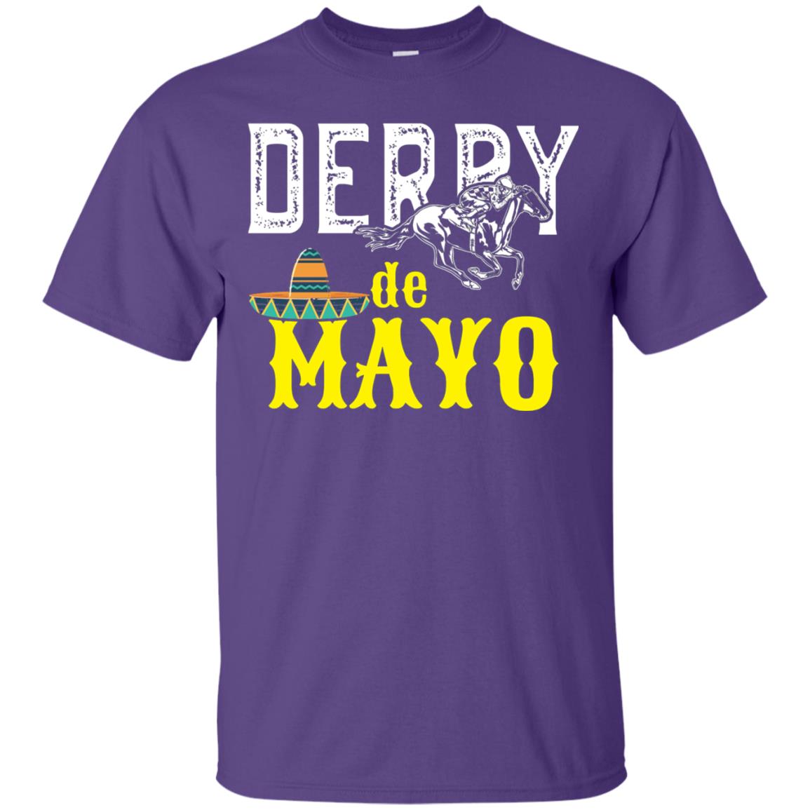Cinco Derby De Mayo Horse Race Shirt Purple