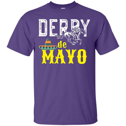 Cinco Derby De Mayo Horse Race Shirt Purple