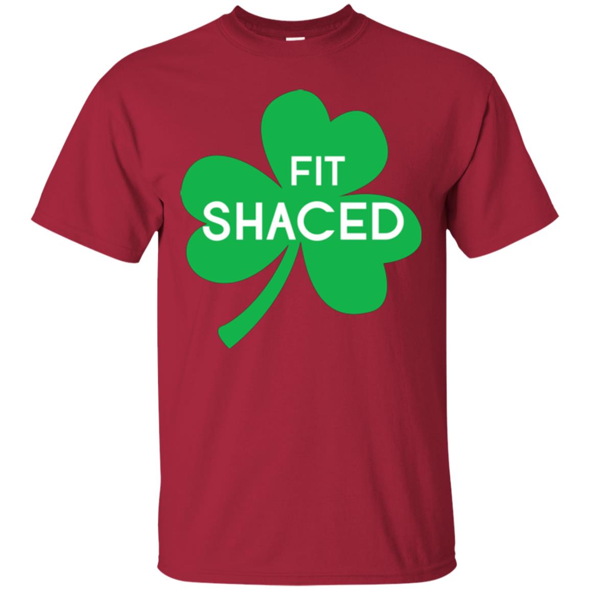 Saint Patrick's Day T-shirt Shamrocks Fit Shaced Cardinal