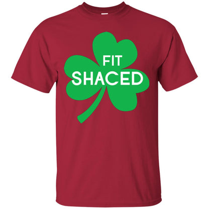 Saint Patrick's Day T-shirt Shamrocks Fit Shaced Cardinal