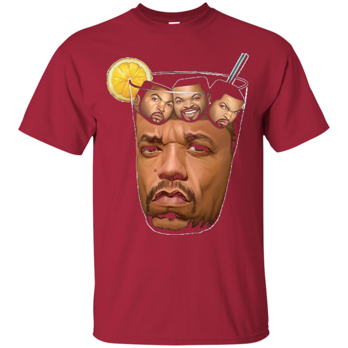 Ice T With Ice Cubes Funny T-shirt Cardinal