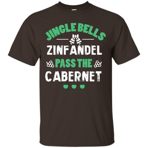 Christmas T-Shirt Jingle Bells Zinfandel Pass The Cabernet