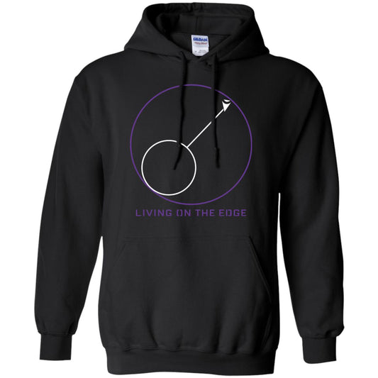 Gamer T-shirt Living On The Edge Run From The Storm Black