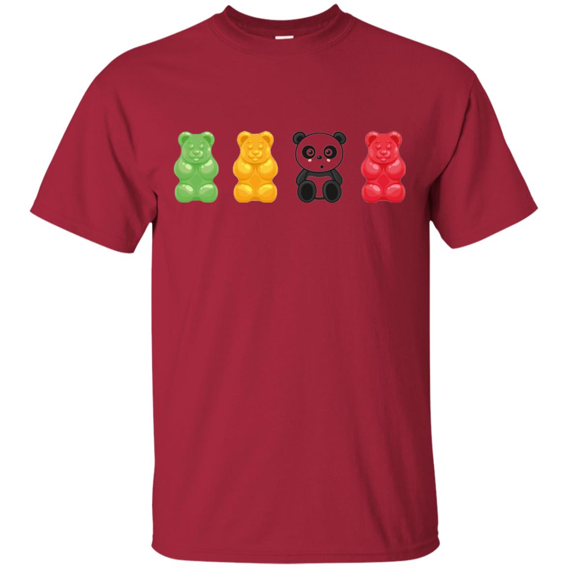 Bear Lover T-shirt Cute Panda Candy Bear Cardinal