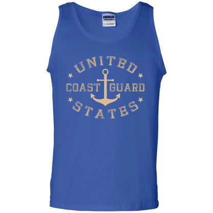 Coast Guard Birthday United States Anchor T-shirt Royal