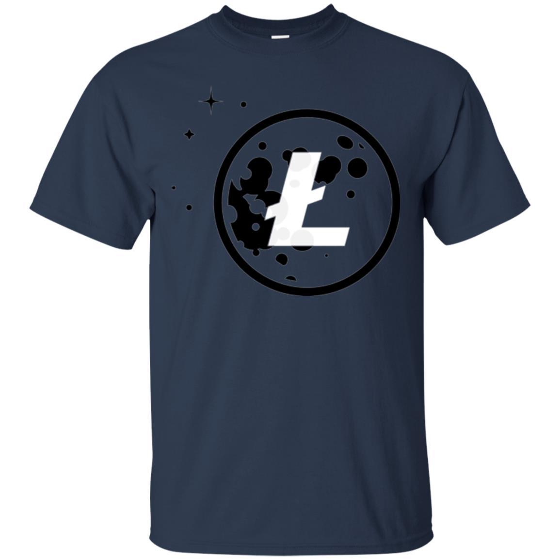 Litecoin Moon Logo Cryptocurrency T-shirt