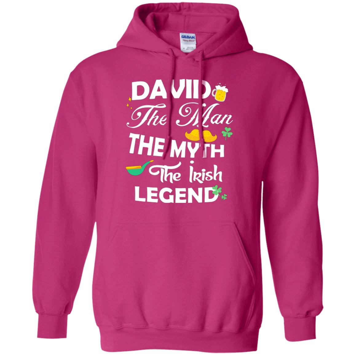 Saint David's Day T-shirt David The Man The Myth The Irish Legend Heliconia
