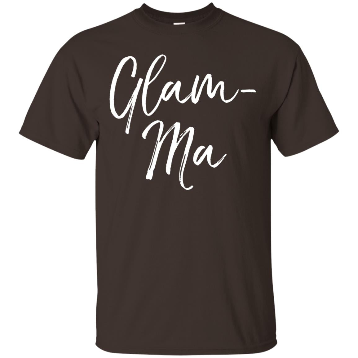 Glamorous Grandma Fabulous T-shirt Glam-ma T-shirt Dark Chocolate