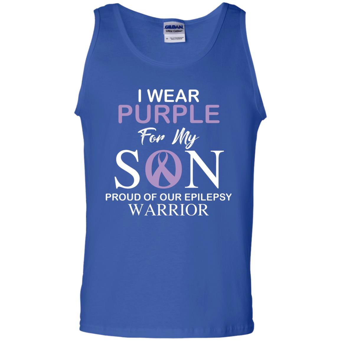 Epilepsy Warrior T-shirt I Wear Purple For My Son Proud Of Our Epilepsy Warrior Royal