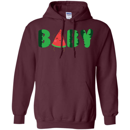 Baby Watermelon Funny Summer Melon Fruit Shirt For Baby Kids Maroon