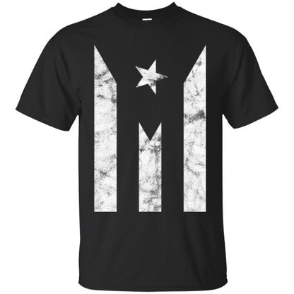Boricua T-shirt Puerto Rico Black Flag T-shirt Black
