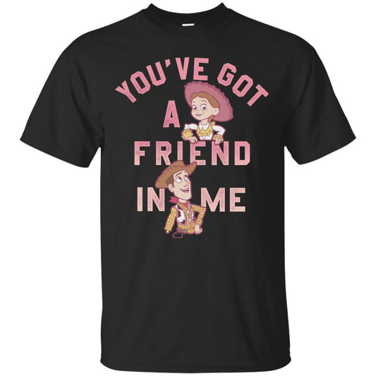 Toy Story Got A Friend In Me Cartoon T-shirt Black