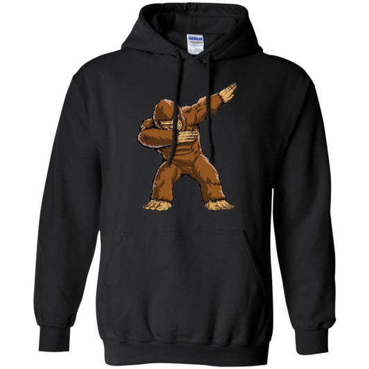 Monkey T-shirt Bigfoot Sasquatch Dabbing Black