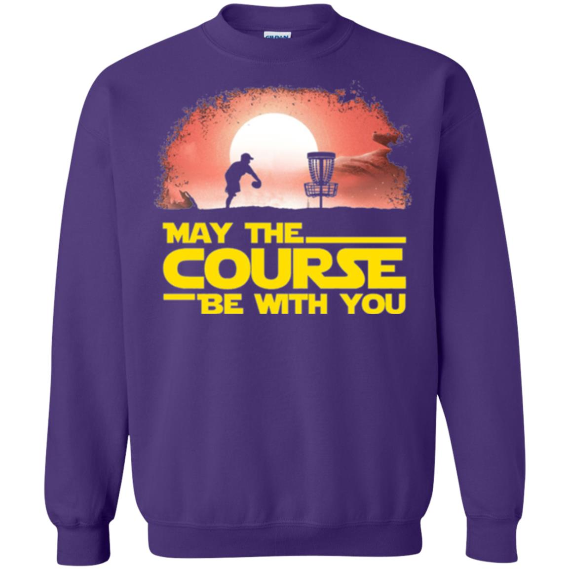 May The Course Be With You T-shirt Purple