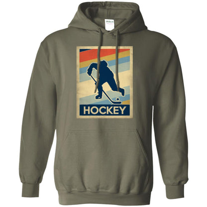 Vintage Hockey T-shirt Military Green