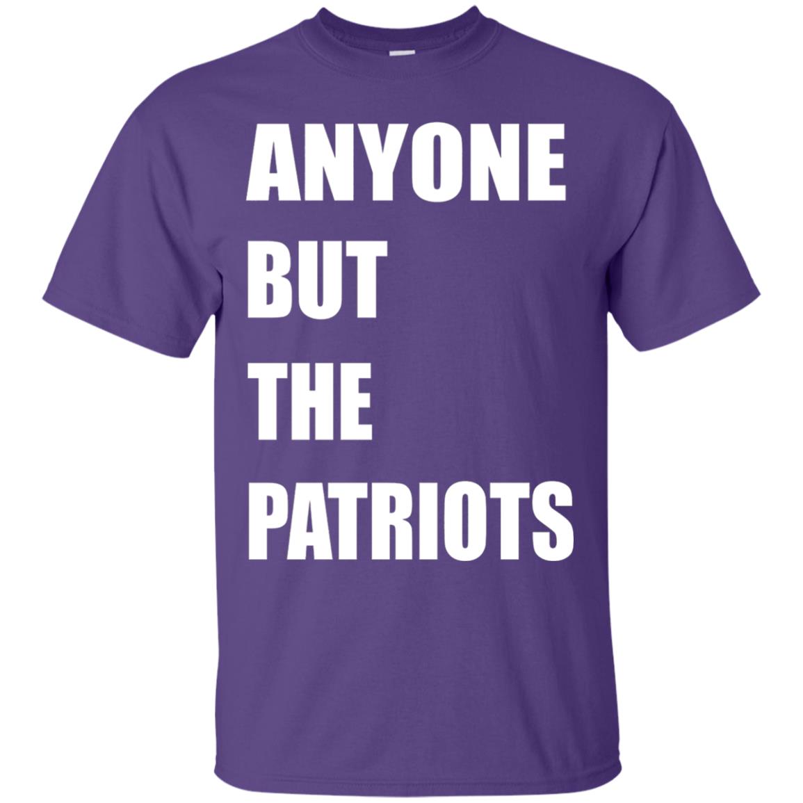 Anyone But The Patriots T-shirt Purple