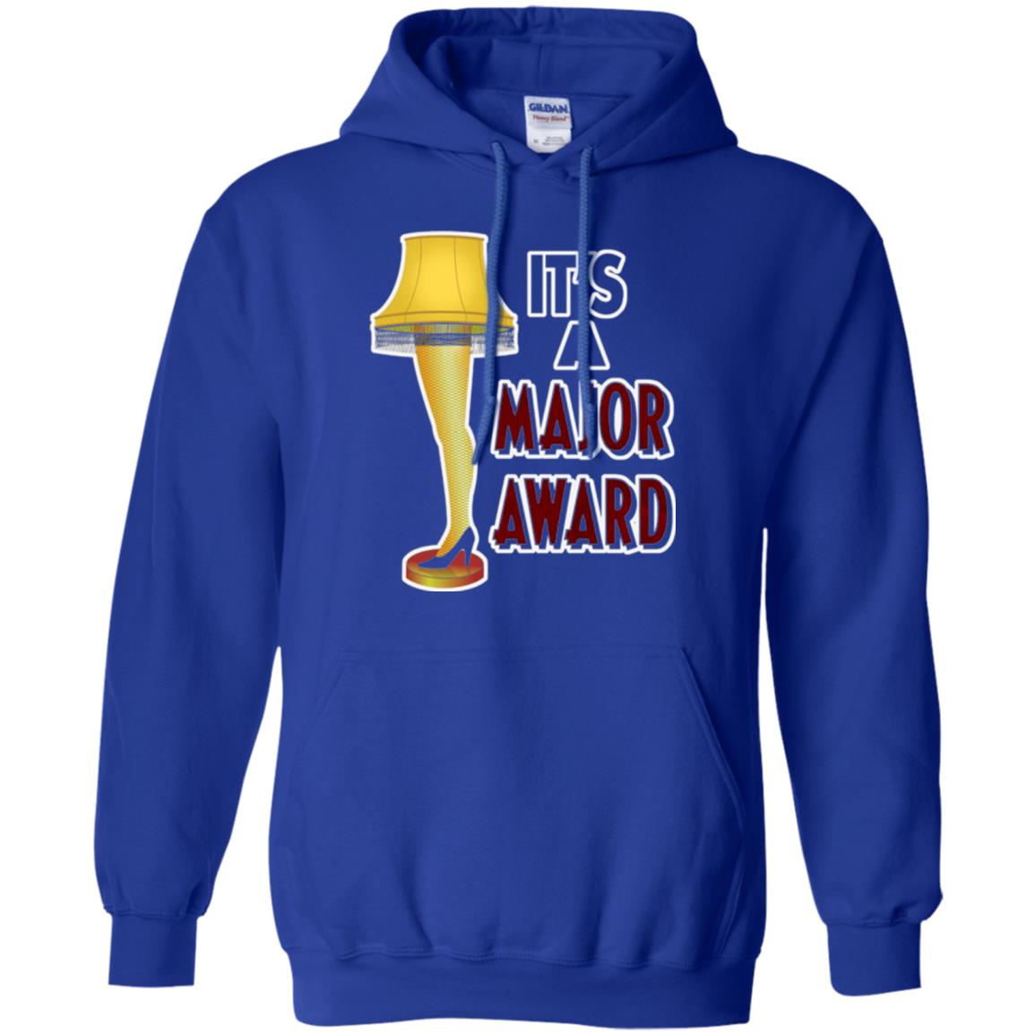 Christmas T-shirt It_s A Major Award Leg Lamp Royal