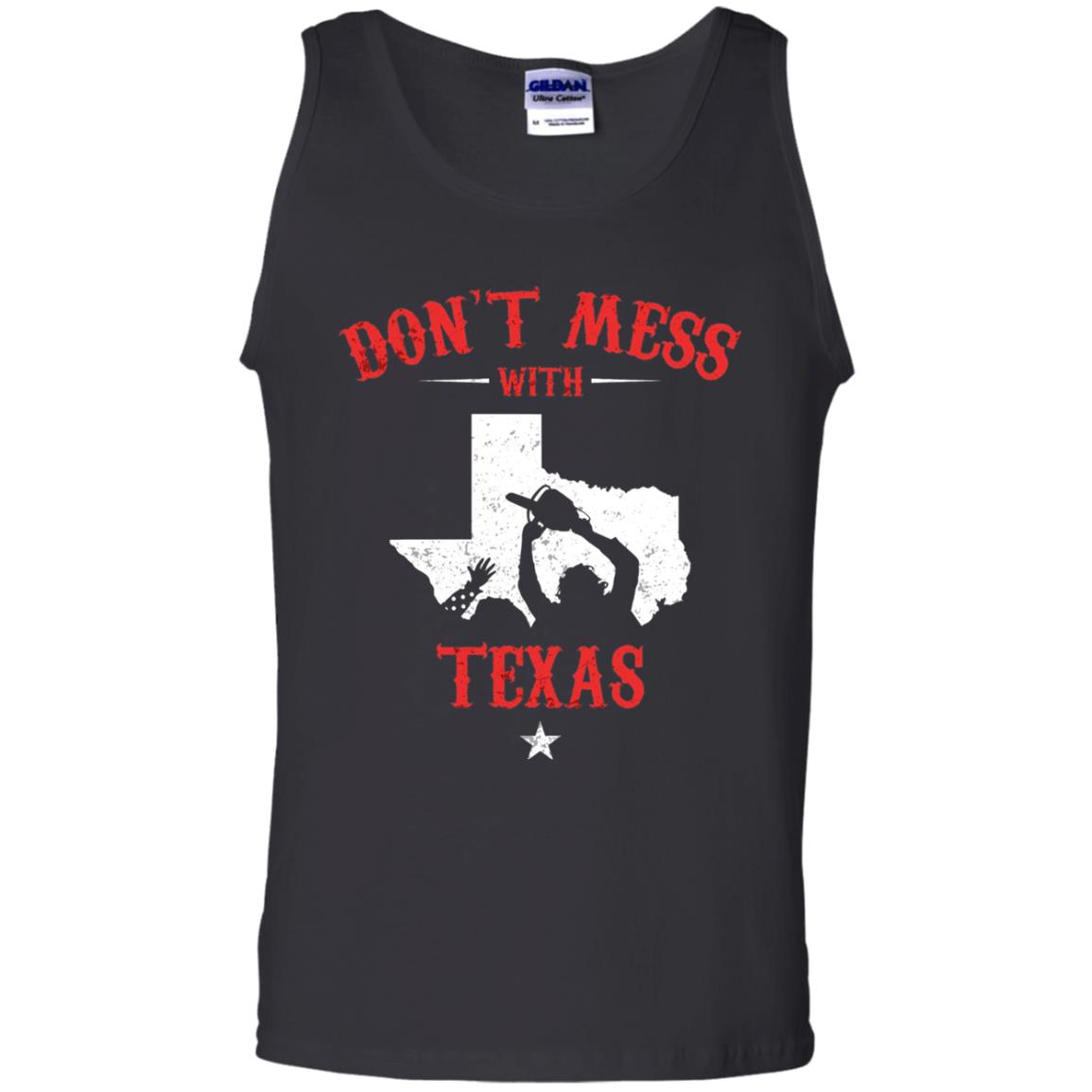 Don_t Mess With Texas Chainsaw T-shirt Black