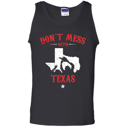 Don_t Mess With Texas Chainsaw T-shirt Black