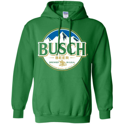 Beer Lovers T-shirt Busch Beer Irish Green