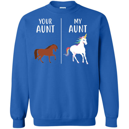 Unicorn T-shirt Your Aunt My Aunt Royal