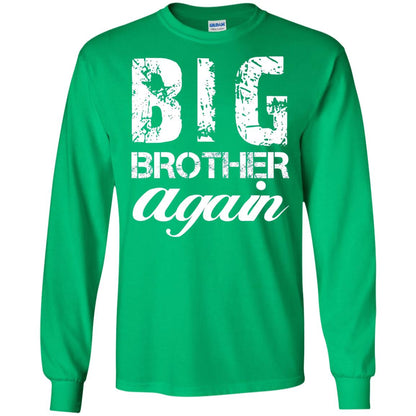 Big Brother Again T-shirt New Baby Irish Green