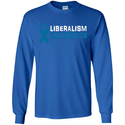 Liberalism Find A Cure Shirt Royal