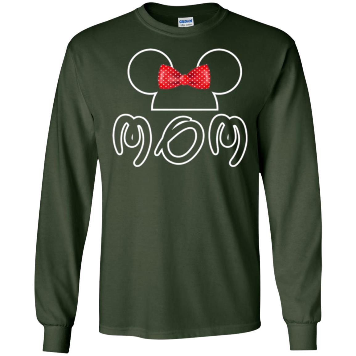 Minnie Mom T-shirt Forest Green
