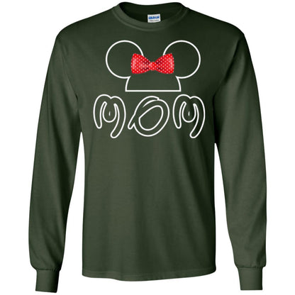 Minnie Mom T-shirt Forest Green