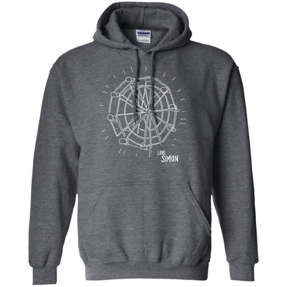 Love Simon Ferris Wheel Doodle Shirt Dark Heather