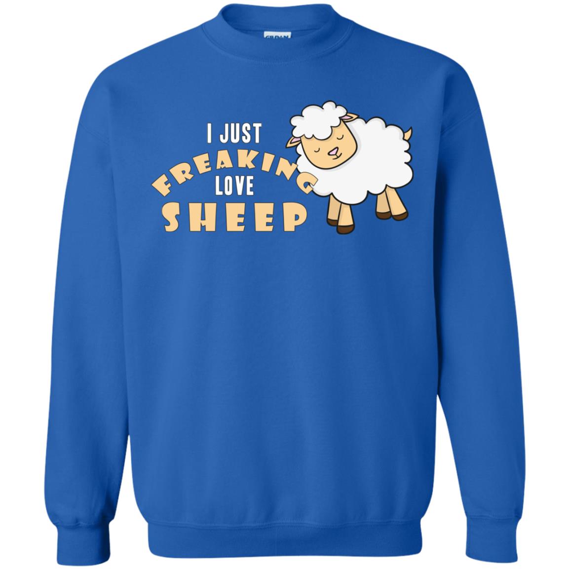 I Just Freaking Love Sheep Shirt Royal