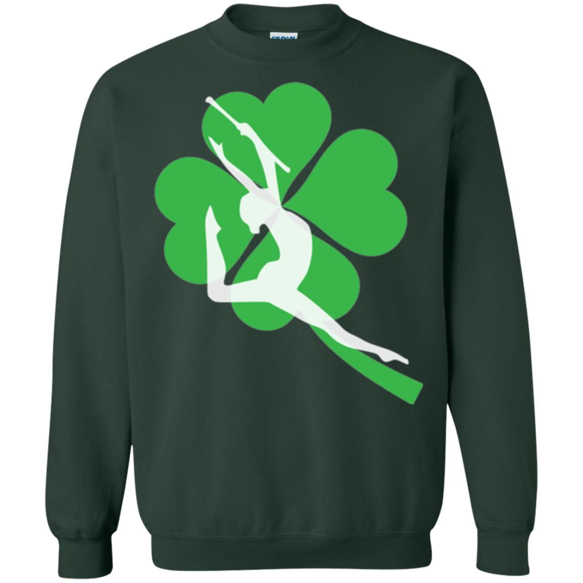 Baton Twirling Lover Saint Patrick's Day Forest Green