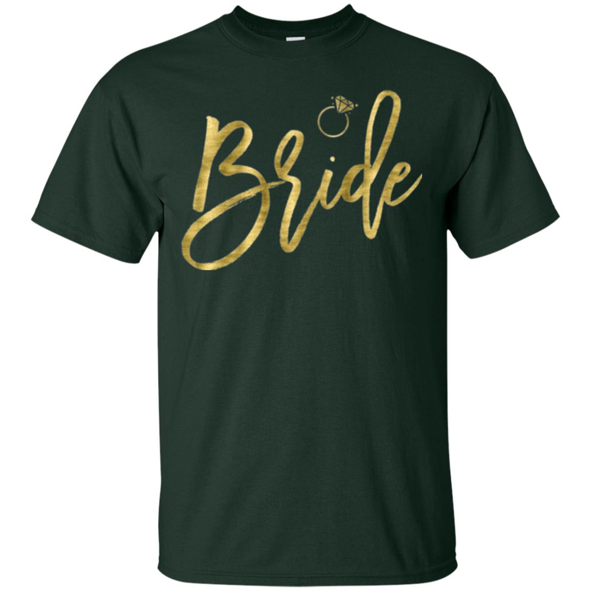 Bride Party With Ring T-shirt Forest Green